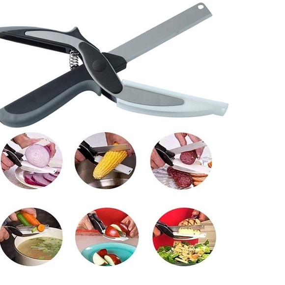 Kitchen Scissors,2 in 1 Smart Cutter Multifunction StainlessSteel Kitchen Shears - Picture 4 of 16